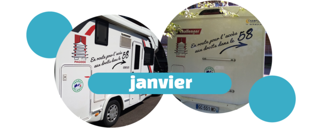 PAGODE ACTUS – En route pour l’accès aux droits, les dates – bannières